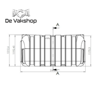 Platte watertank Easy 5000 liter