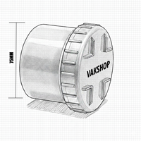 Schroefdeksel, PVC,Eindstop
