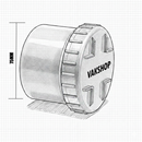 Schroefdeksel, PVC,Eindstop