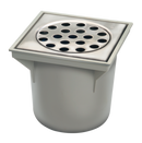 Afvoerput/Vloerput type 5304 (RVS deksel)