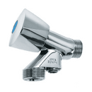 Bonfix wasmachinekraan messing met keerklep