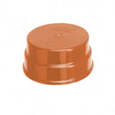 Deksel inspectieput , erfscheidingsput, controleput roodbruin