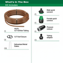 Rainbird Druppelslang starter kit 30 meter