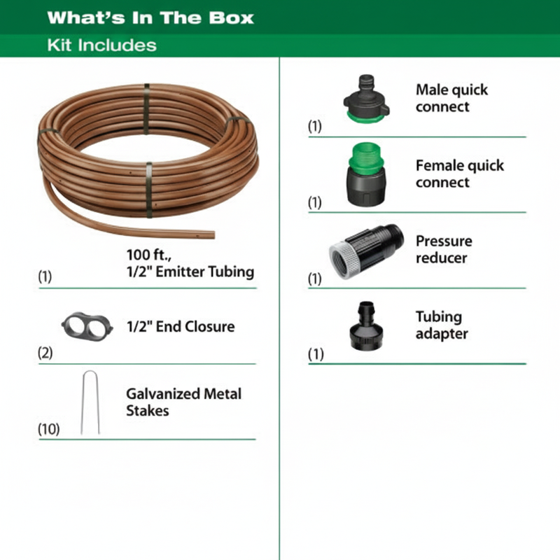 Rainbird Druppelslang starter kit 30 meter