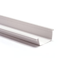 HWA Bakgoot PVC WIT