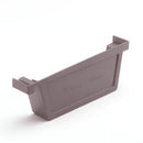 HWA Bakgoot eindstuk rechts PVC