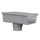 HWA Bakgoot einduitloop links PVC