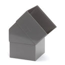 HWA Bocht vierkant 45 graden