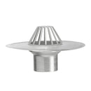 HWA kiezelbak aluminium centraal onderuitlaat