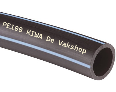 PE100 tyleenslang met Kiwa-keur - PN10, 50 of 100 m - illustratie