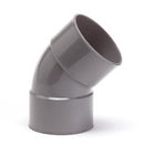 Lijmbocht, PVC, 2 x Lijmmof, 45 graden