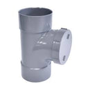 Ontstoppingsstuk,Met Schroefdeksel, PVC,Lijm