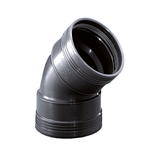 PP Bocht 45gr mof-mof