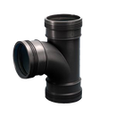 PP Stroom T-stuk 90GR mof-mof-mof