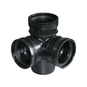 PP hoek T-stuk 90GR 110mm