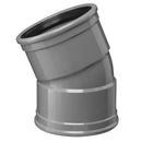 PVC Bocht machet 22gr mof/mof