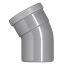 PVC Bocht machet 30gr mof/spie