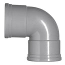 PVC Bocht machet 87(90)gr mof/mof