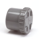 PVC Eindstop schroefdeksel