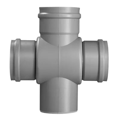 PVC  manchet T-stuk 90gr mof/mof/mof/spie (dubbelt-stuk)