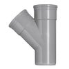 PVC  manchet T-stuk 45gr mof/mof/spie
