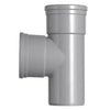 Martens PVC T-stuk 87° met manchet - mof/mof/spie - voorbeeldfoto, model kan afwijken