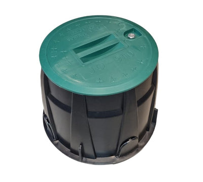 Groote Kleppenbox voor beregening - Rond 340 mm