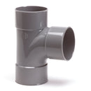 T-stuk 90gr,PVC,3 x lijmmof,Stroomrichting