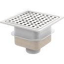 Vloerput/doucheput type 618 (RVS deksel)