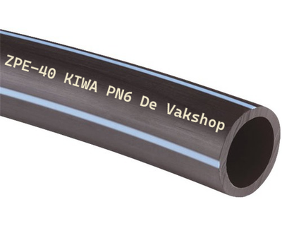 ZPE-40 tyleenslang met Kiwa-keur - PN6, 50 of 100 m - illustratie