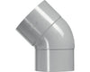 Lijmbocht, PVC, 1 x Lijmmof, 45 graden