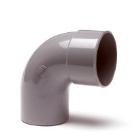 Lijmbocht, PVC, 1 x Lijmmof, 90 grade