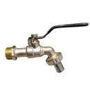 Kogeltapkraan met slangaansluiting 1/2