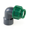 VDL PVC/PE knie 90° - PE-klem 25 mm × PVC-lijm 25 of 32 mm - voorbeeldfoto