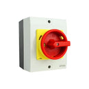 EMAT werkschakelaar 2-polig 25A rood