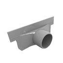 Horizontaal eindstuk/uitloop 40mm