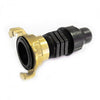 Startkoppeling druppelslang 16 mm naar GK - Zwart