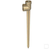 Messing grondpen – ½" binnendraad