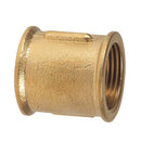 Threaded socket, brass, 2x female thread