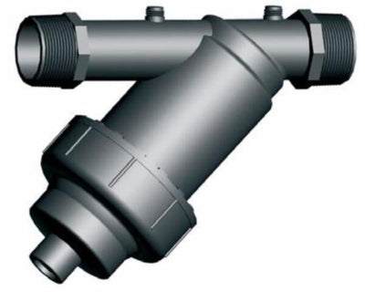 Smal gaasfilter 3/4" 125 micron, zonder aftap,Max door laat 4m3/uur