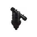 Zwarte PP gaasfilter 3" met kraan 125 micron Max door laat 50m3/uur