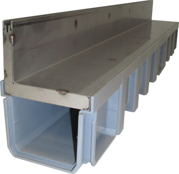 RVS sleufrooster opzetstuk 90º L=875mm