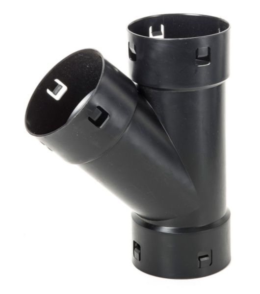 Drainage T-stuk 45º