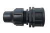 Schroefbus druppelslang 16 mm x ¾ inch binnendraad - Zwart