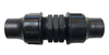Rechte koppeling voor druppelslang 16 mm - Zwart