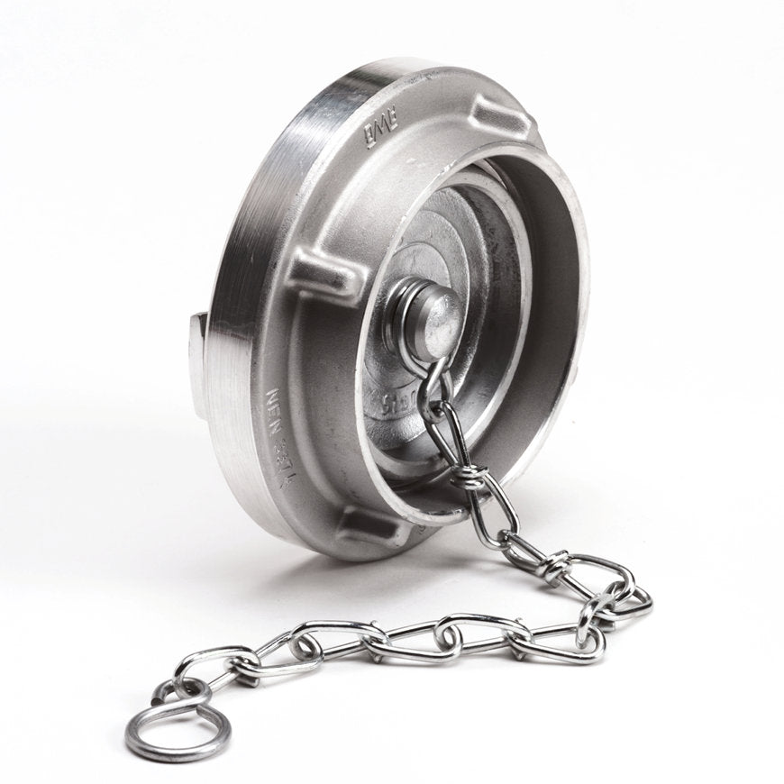 Storz blindkap met ketting aluminium