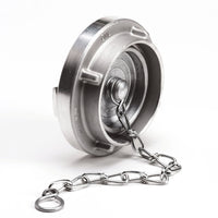 Storz blindkap met ketting aluminium