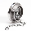 Storz blindkap met ketting - aluminium