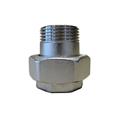 Presflo galvanized 3/3 coupling 1'' male thread