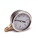 Pressure gauge 63mm glycerine filled 1/4" male thread